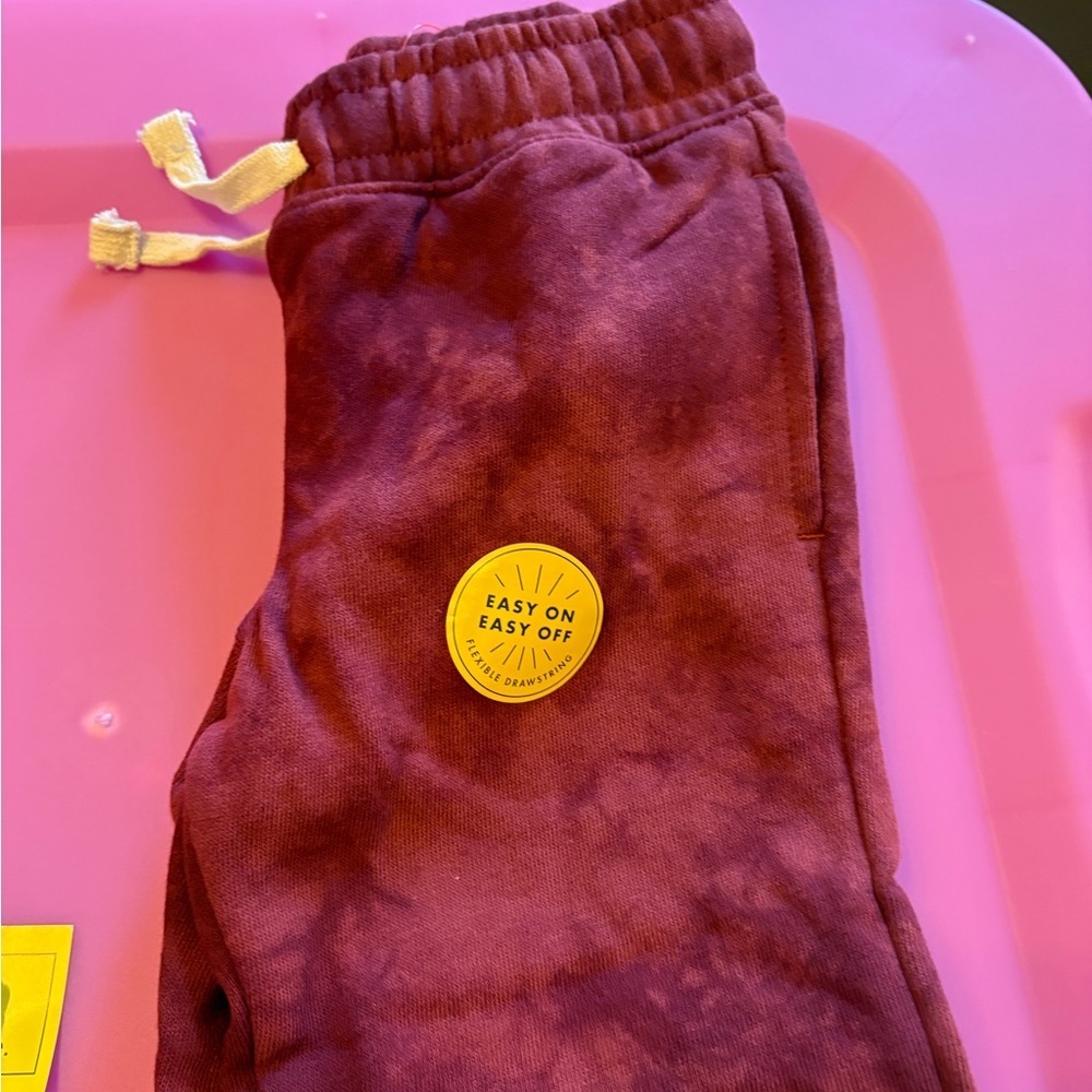 Cat & Jack Maroon Drawstring Kids Sweatpants